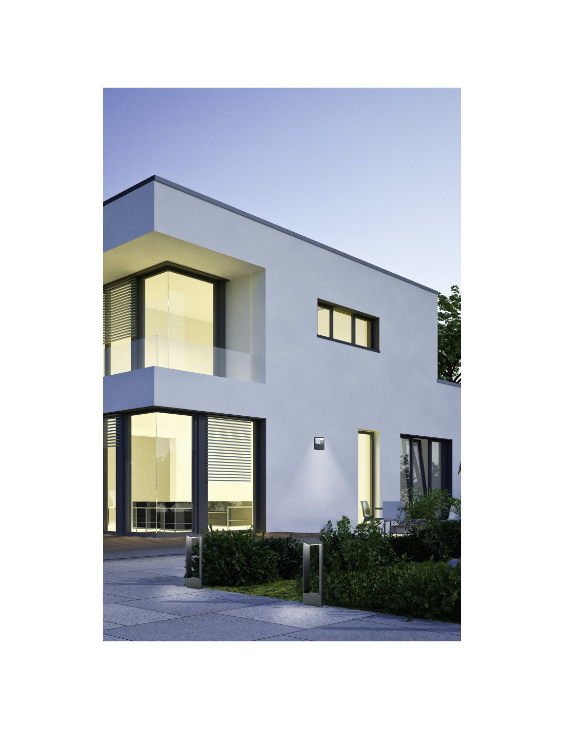 Bolardo LED para exteriores Ganges IP54 Trio Lighting antracita