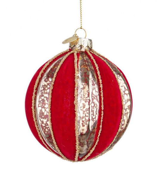 12x Sfera Vt Velours Rojo D80