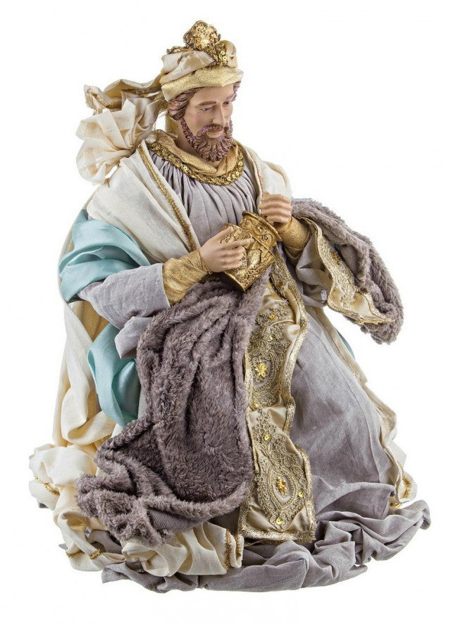1x figura de hombre sabio sentado
