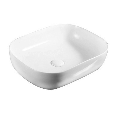 Lavabo sobre encimera 48 cm - Blanco