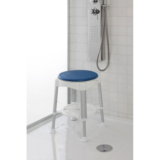 Taburete de aluminio para ducha 52x52x h58 cm