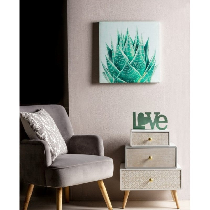 Sillón de salón vintage de terciopelo gris ADELINE 60x67x h79 cm