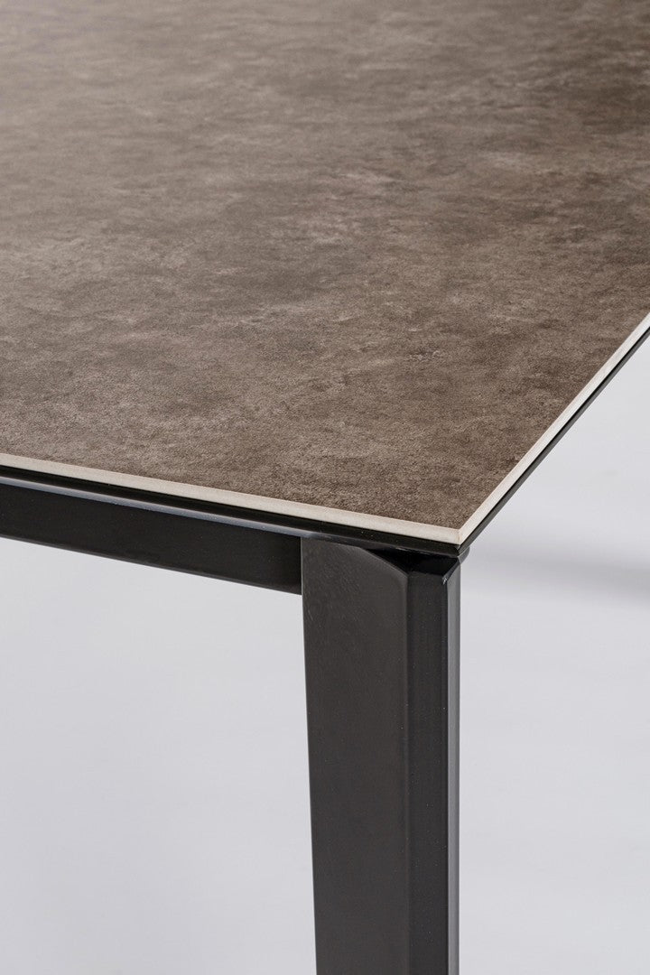 Mesa extensible Briva, gris negro