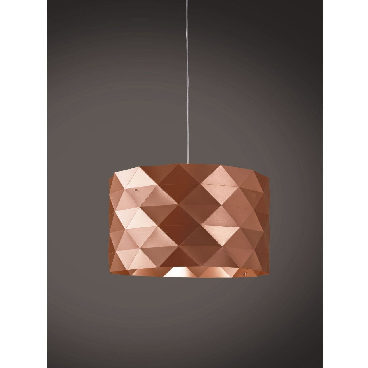 Suspensión 5 Luces en Metal Cromado Cm. 40x25h