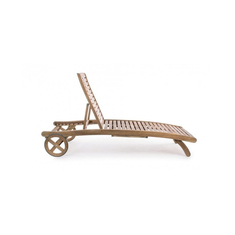 Cuna Noemi en madera de Acacia 195x66xH34-65,5cm