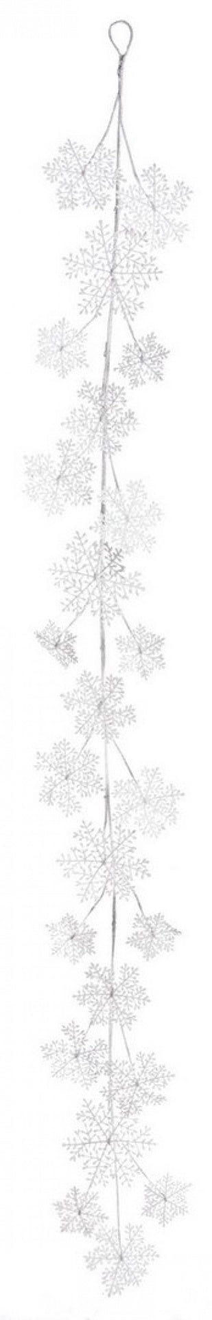 4x guirnalda de copos de nieve