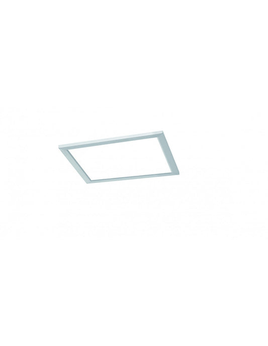 Plafón cuadrado Griffin LED Regulable Rgbw Níquel 29x29 cm Trio Lighting