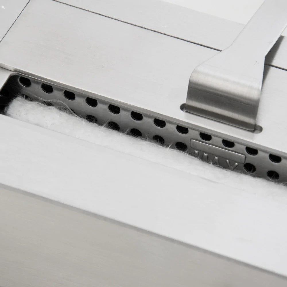 Chimenea de bioetanol Cambridge biochimenea de suelo en madera blanca 110x37xh.102 cm