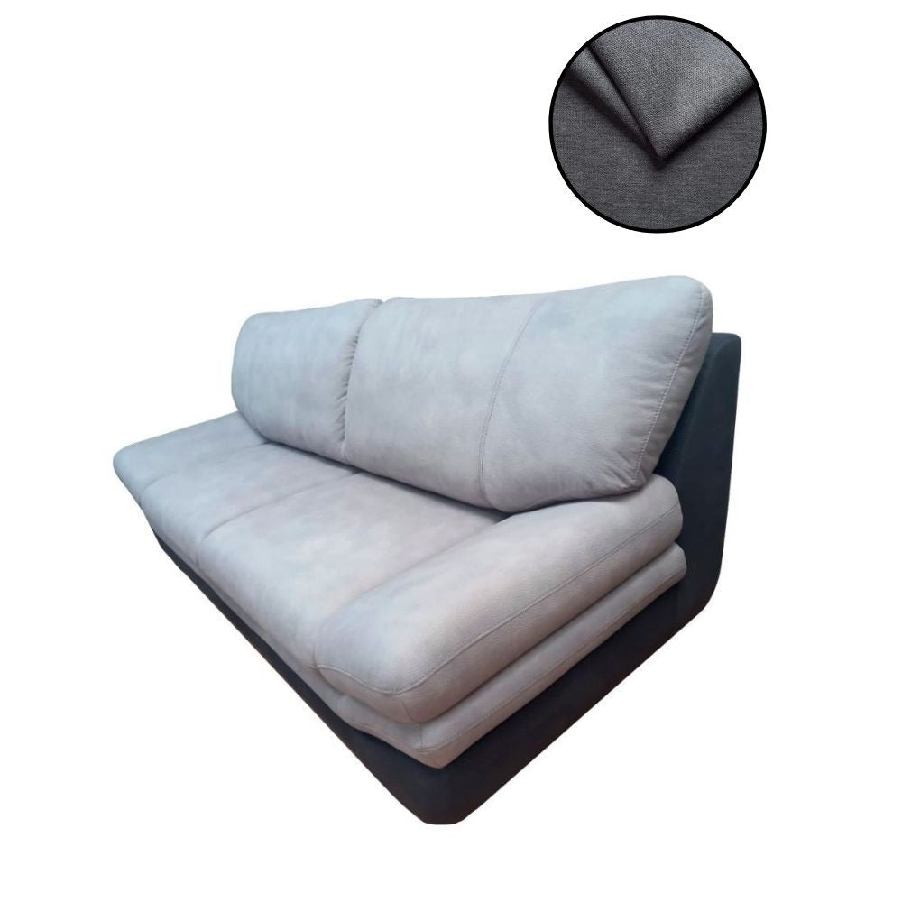 Sofá 2 plazas Magonza 195 color gris ceniza Lux Fresno 23