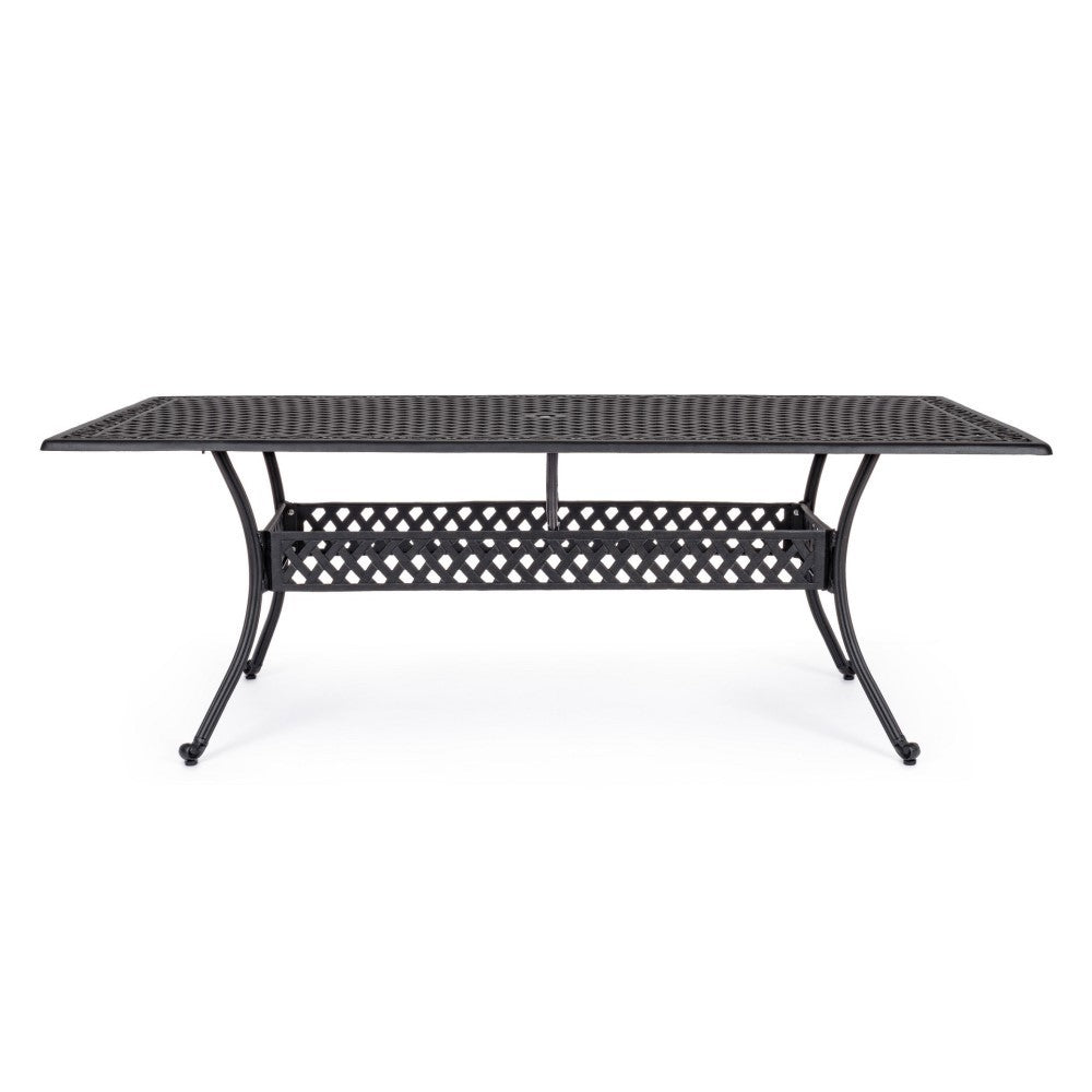 Mesa exterior Ivrea rectangular antracita 107 x 213 cm