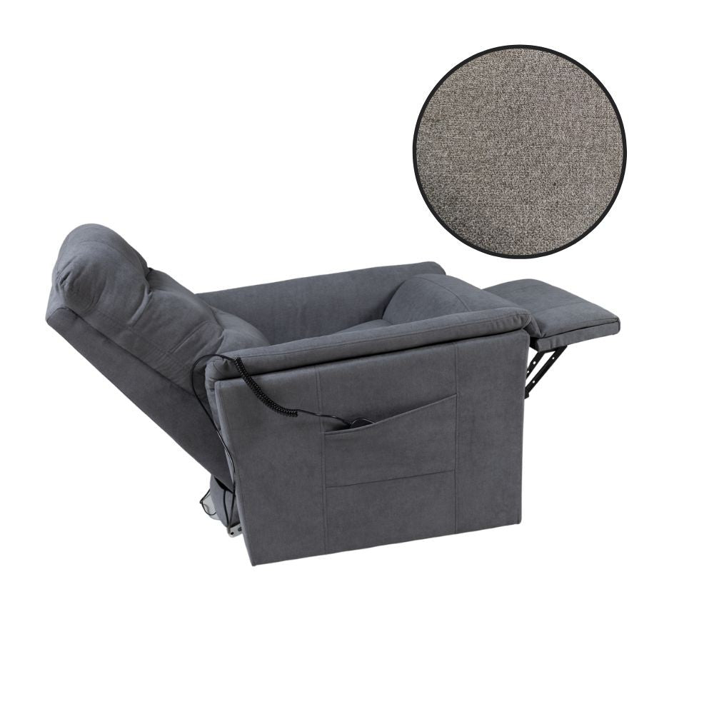 Poltrona alza persona Alessia 2 motori tessuto Twist 03