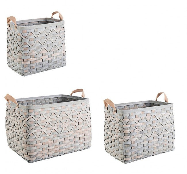 Set3 Cesta 2M Lisette Rett Gris