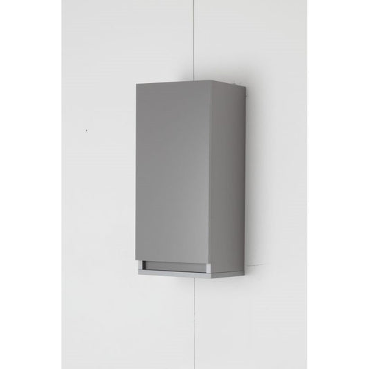 Mueble alto de una puerta gris pastel 30x25x h69 cm