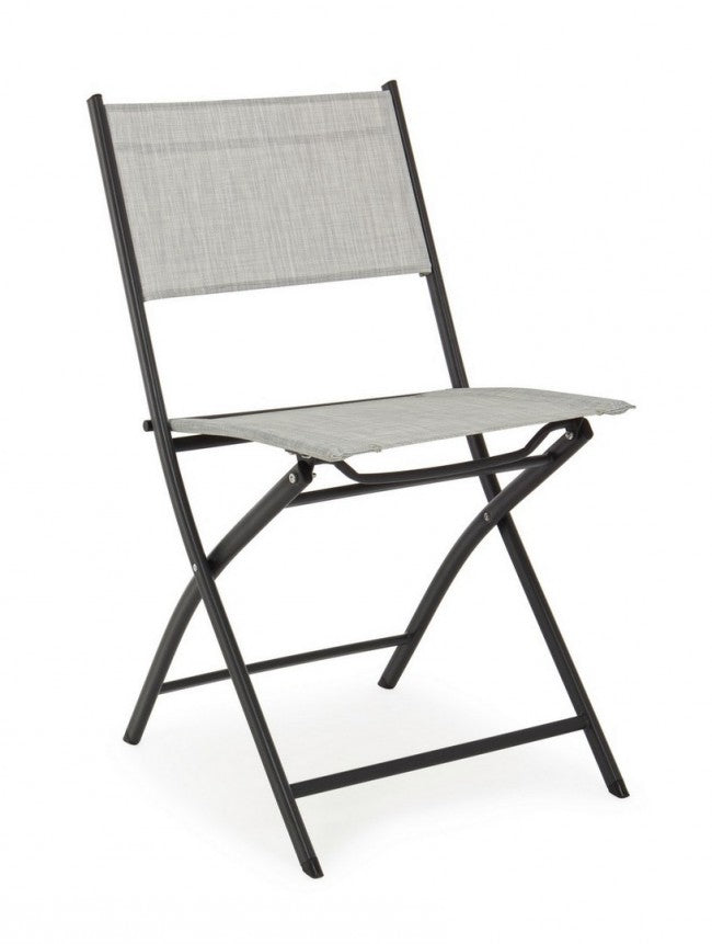 4x Silla plegable Martinez gris claro -