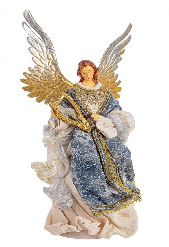 1x Soporte de ángel celestial azul H36