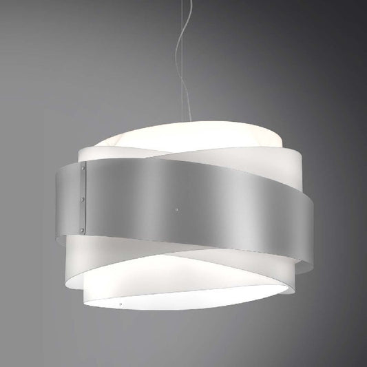 BEA lámpara colgante tres luces Plata diámetro 60x h38 cm
