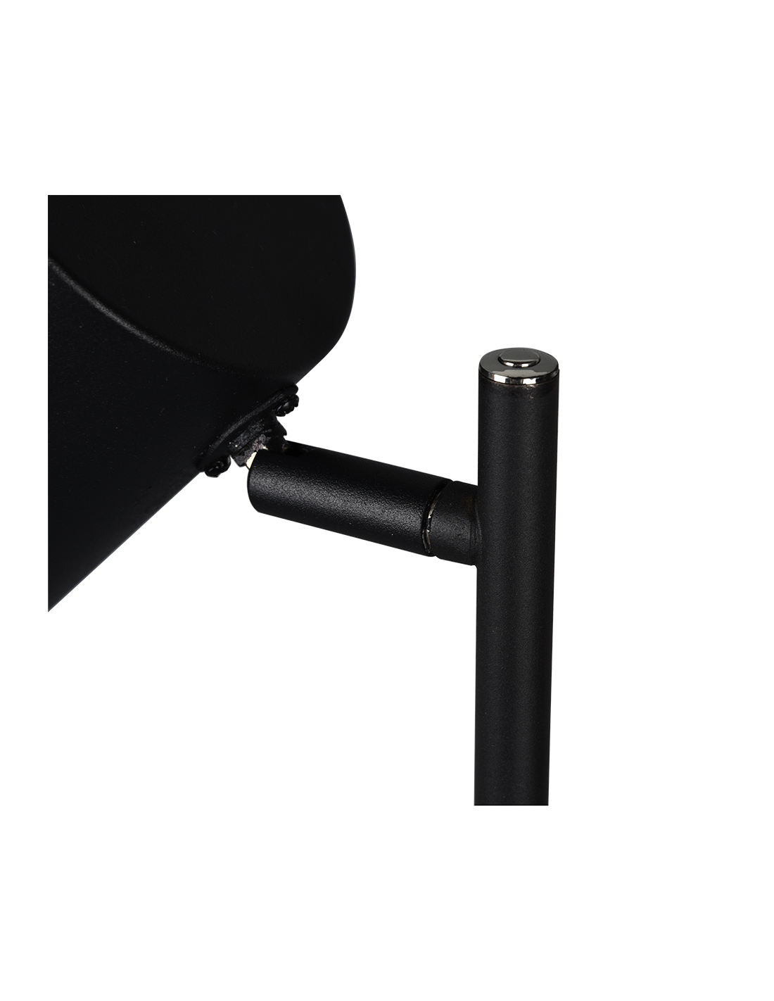 Lámpara de pie Blake regulable Led Touch Al. 125 cm negro Trio Lighting
