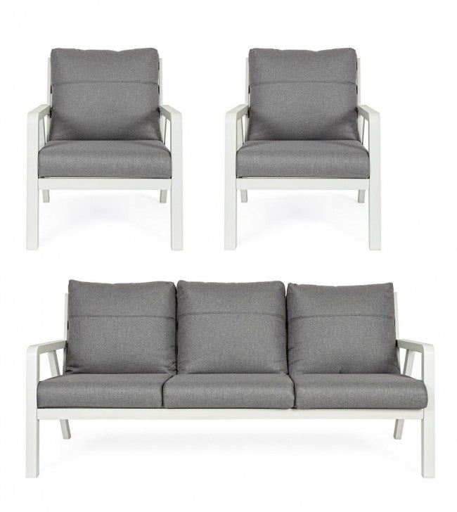 Conjunto de salón de 3 piezas con cojines Truman Lunar