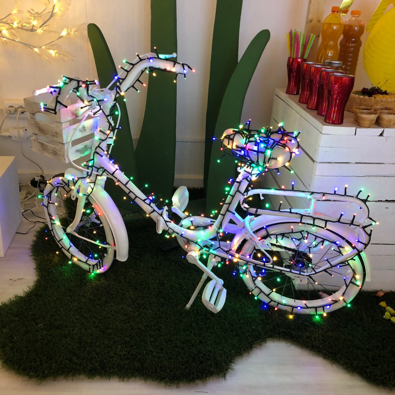 MiniCluster ø6cm 1000 LED multicolores 20,5m