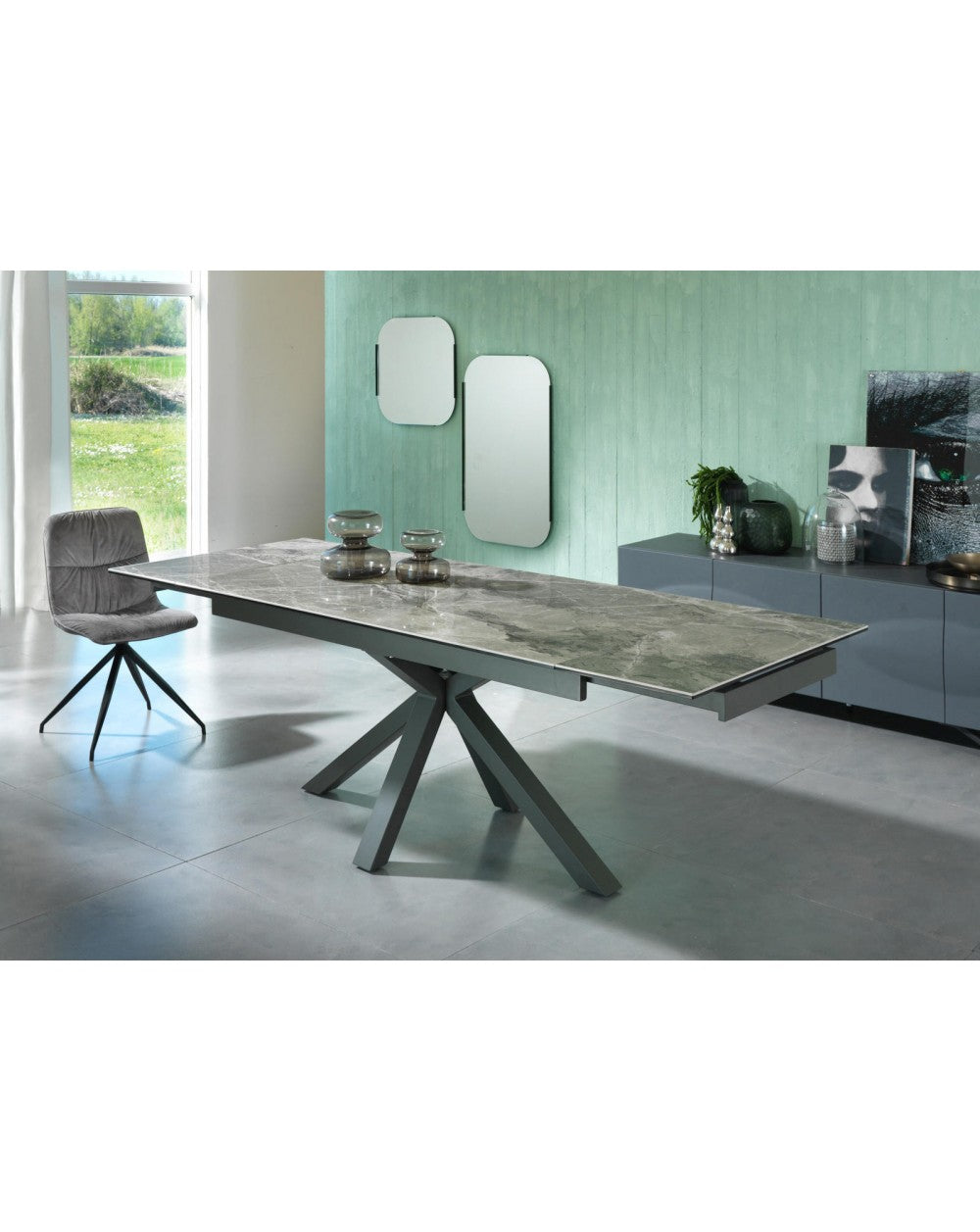 Mesa extensible 160-240 x 90 cm - Cerámica 1