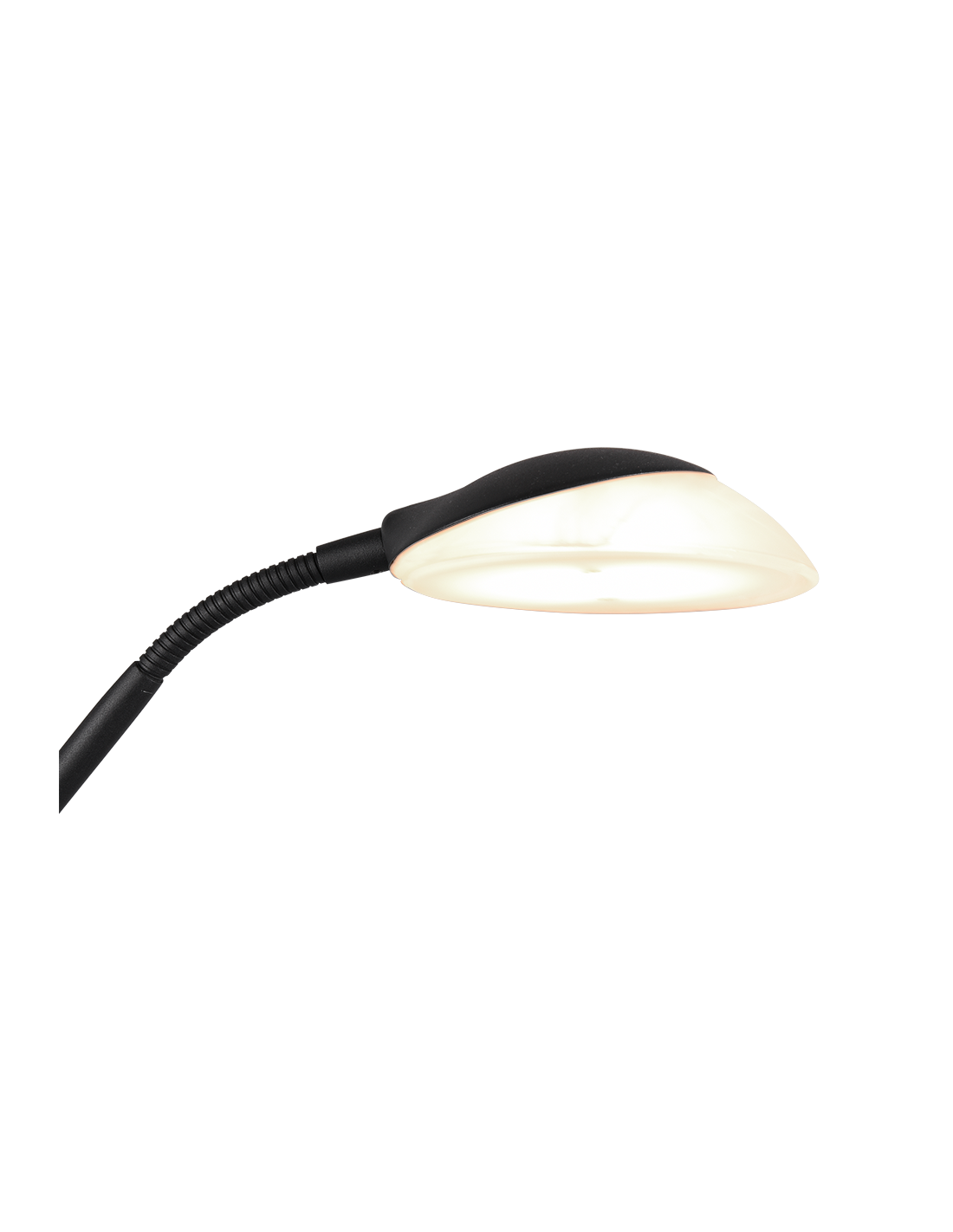 Lámpara de pie LED con foco de lectura Orson Black Trio Lighting