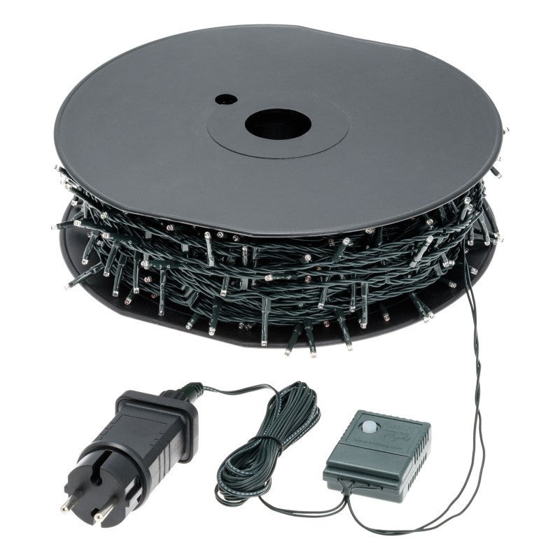 Cadena tradicional de 1000 LED de 60,5 m en carrete.