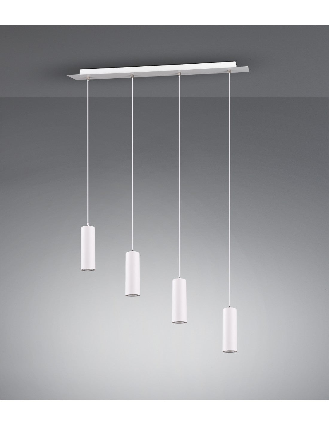 Lámpara de Suspensión 4 Puntos de Luz GU10 Marley Blanco Trio Lighting