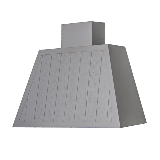 Campana extractora GARAGE WOOD STAVED en acero inoxidable plateado 110 cm