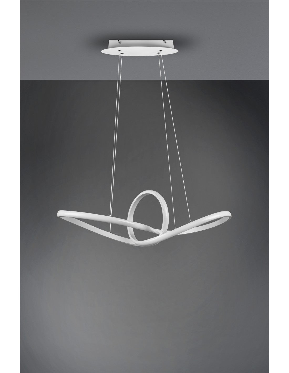 Colgante LED Sansa 28w Regulable Blanco L80 cm Trio Lighting
