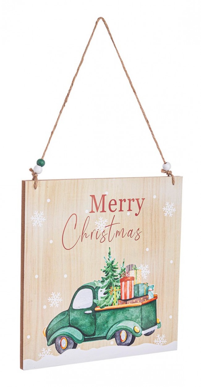 8x Lyris Feliz Navidad Van Ve. Colgante