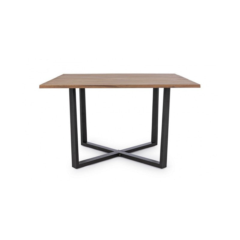 Mesa Helsinki antracita-natural 130x130 cm