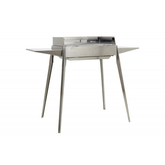 Barbacoa de acero exterior Etna 122x62x85h cm