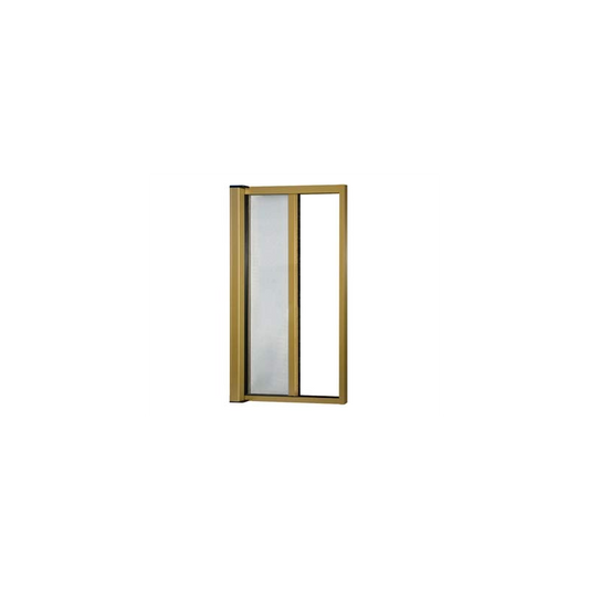 Mosquitera enrollable en kit universal reducible para ventana francesa horizontal Bronce 160x250