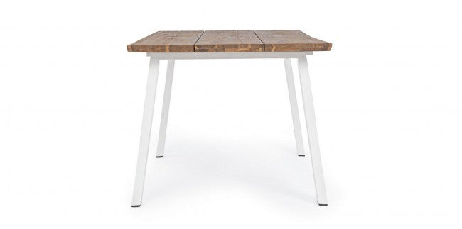 Mesa de jardín Oslo Blanco Natural 100x200 cm