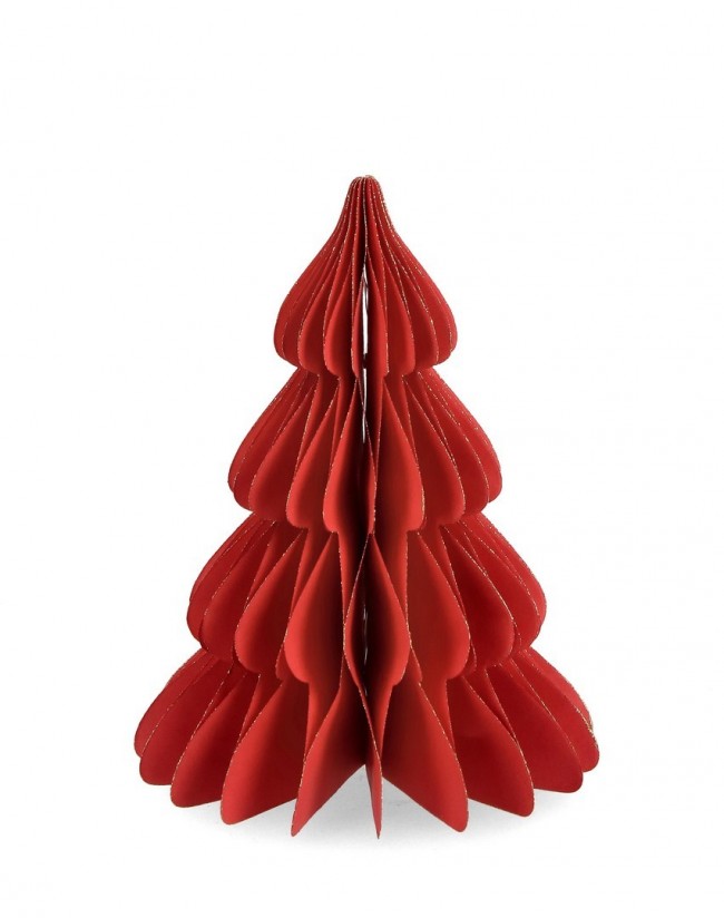 8x Pino Vik 4P Papel Rojo D23X30H