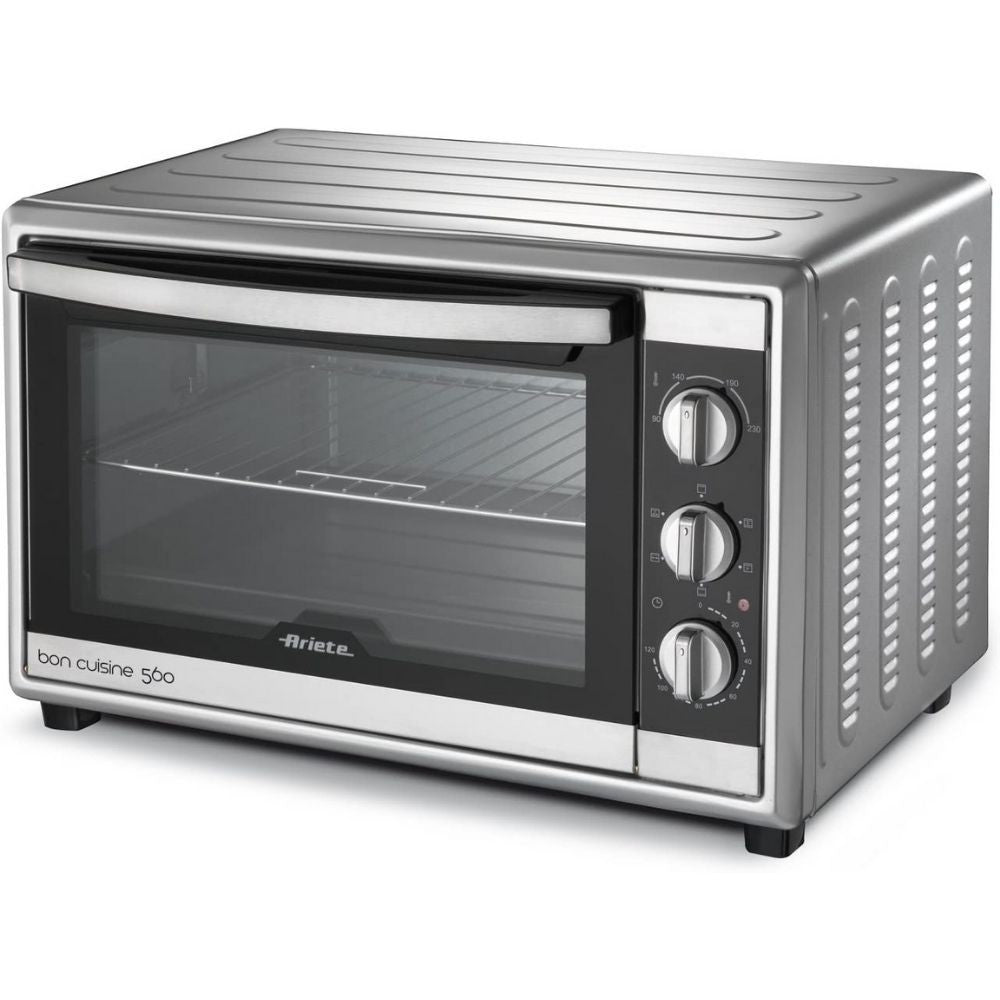 Horno electrico 2200 watios ventilado 56 litros plata Ariete Bon cocina 560