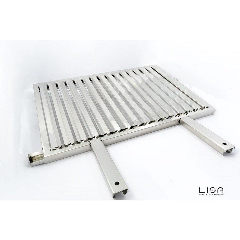 Barbacoa recogegrasas que ahorra espacio