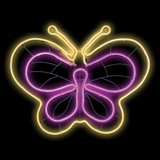 Mariposa de neón cm. 57 Uso Externo