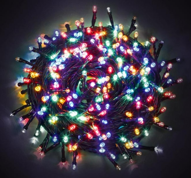 4x Cadena 500 Multi LED Int-Ext