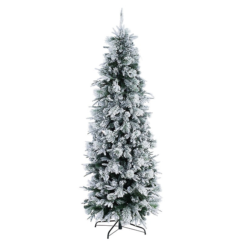 Árbol de Navidad de Dresde nevado 240 cm