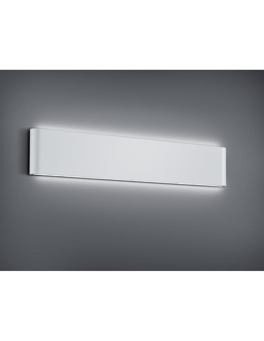 Thames II Aplique rectangular LED Doble Luz IP54 Blanco L46 cm Trio Lighting
