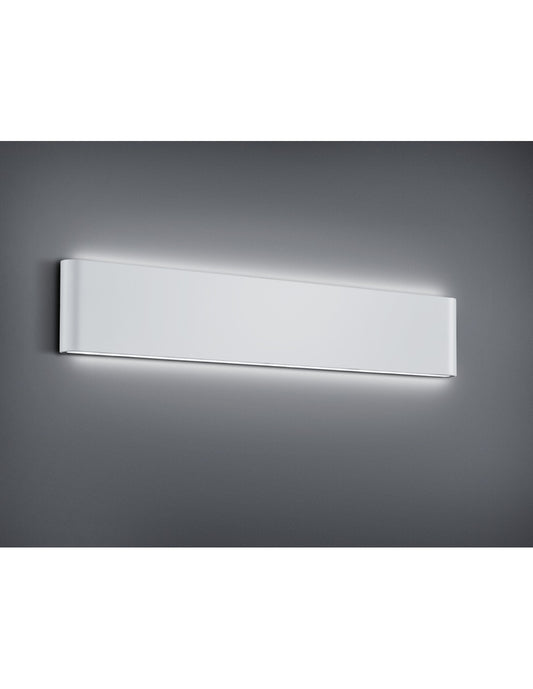 Thames II Aplique rectangular LED Doble Luz IP54 Blanco L46 cm Trio Lighting