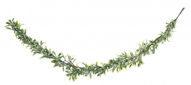 3x Boa Tux Bayas de Muérdago Blanco Al. 180 cm