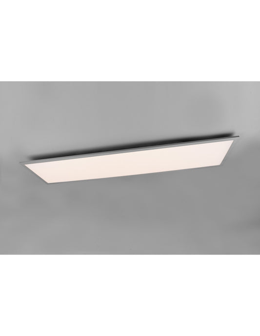 Lámpara de techo LED rectangular moderna Gamma Aluminium Trio Lighting