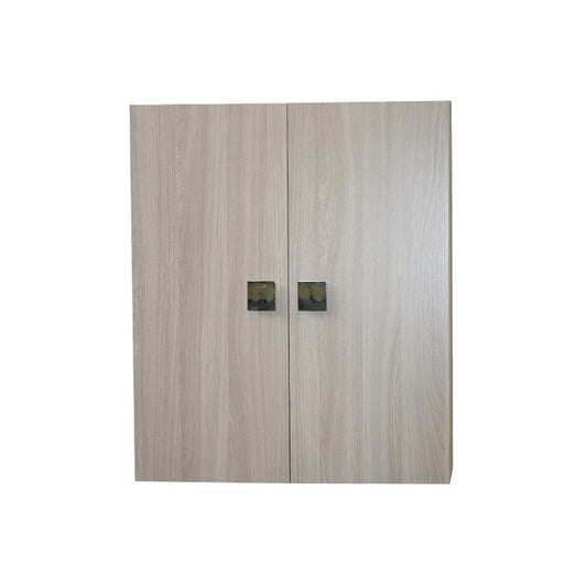 Mueble alto de baño multiusos Olmo 2 puertas con estante interior 60x17xh.70 cm