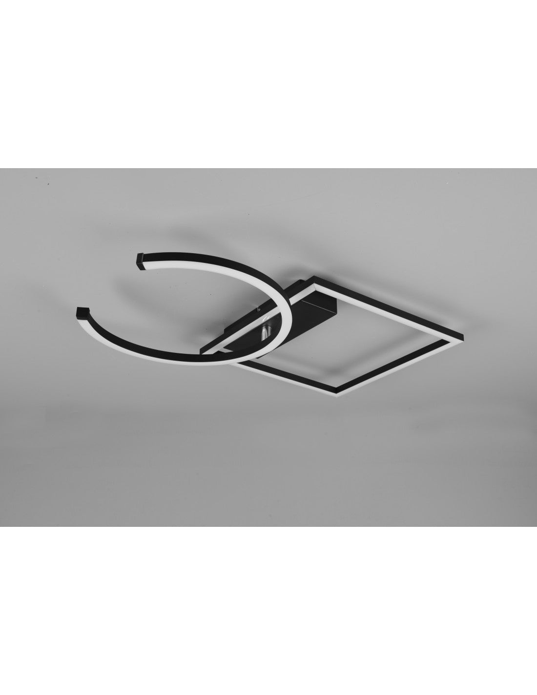 Plafón LED Pivot 23,5w Negro L42 cm Regulable Trio Lighting