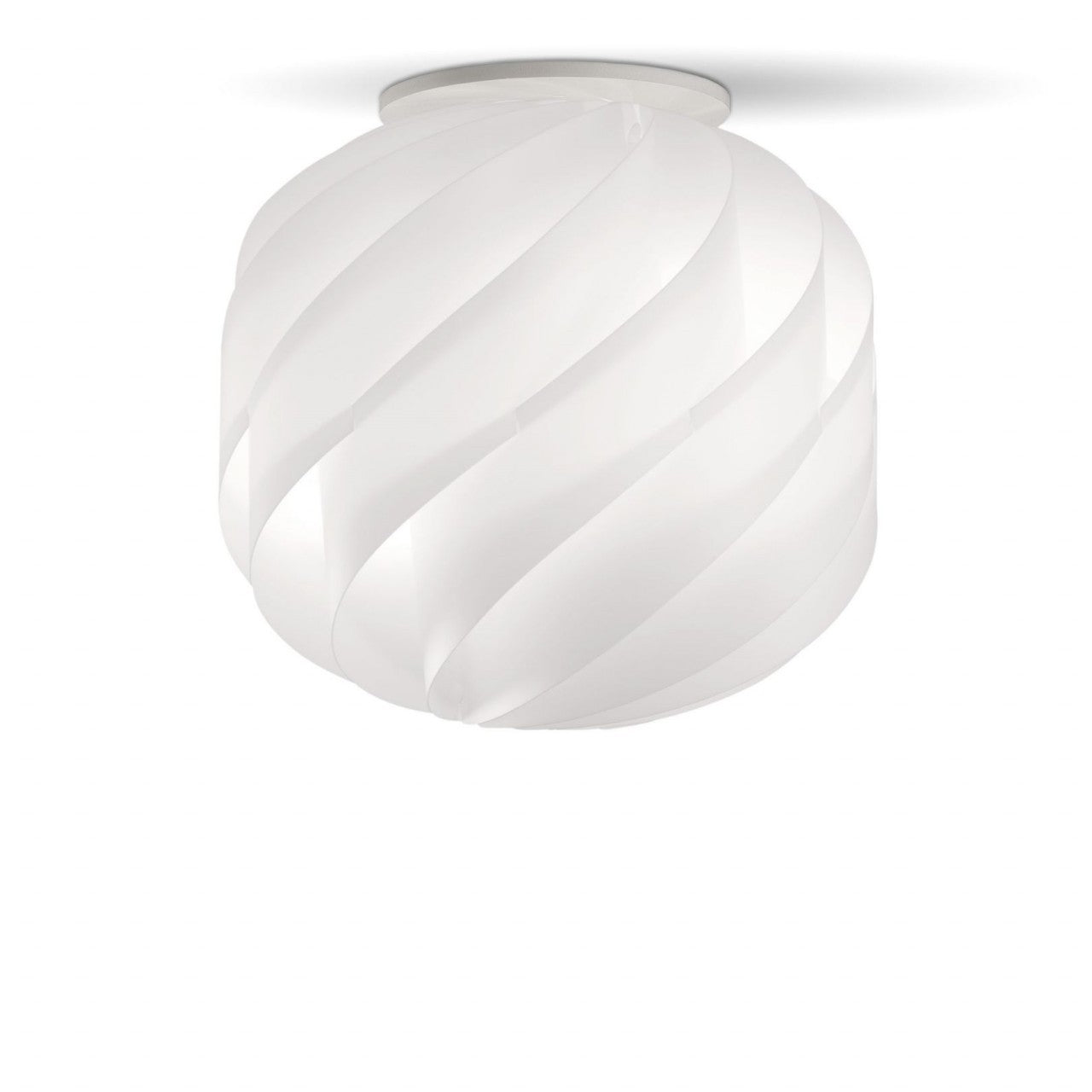 Plafón moderno blanco cm. 40x39h