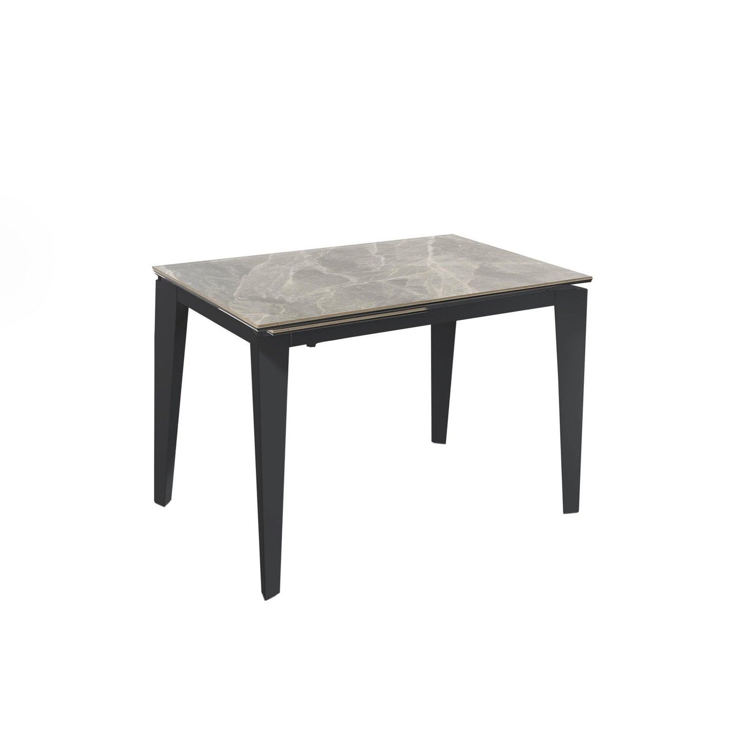 Mesa extensible con tapa de cerámica 120/170x80 cm