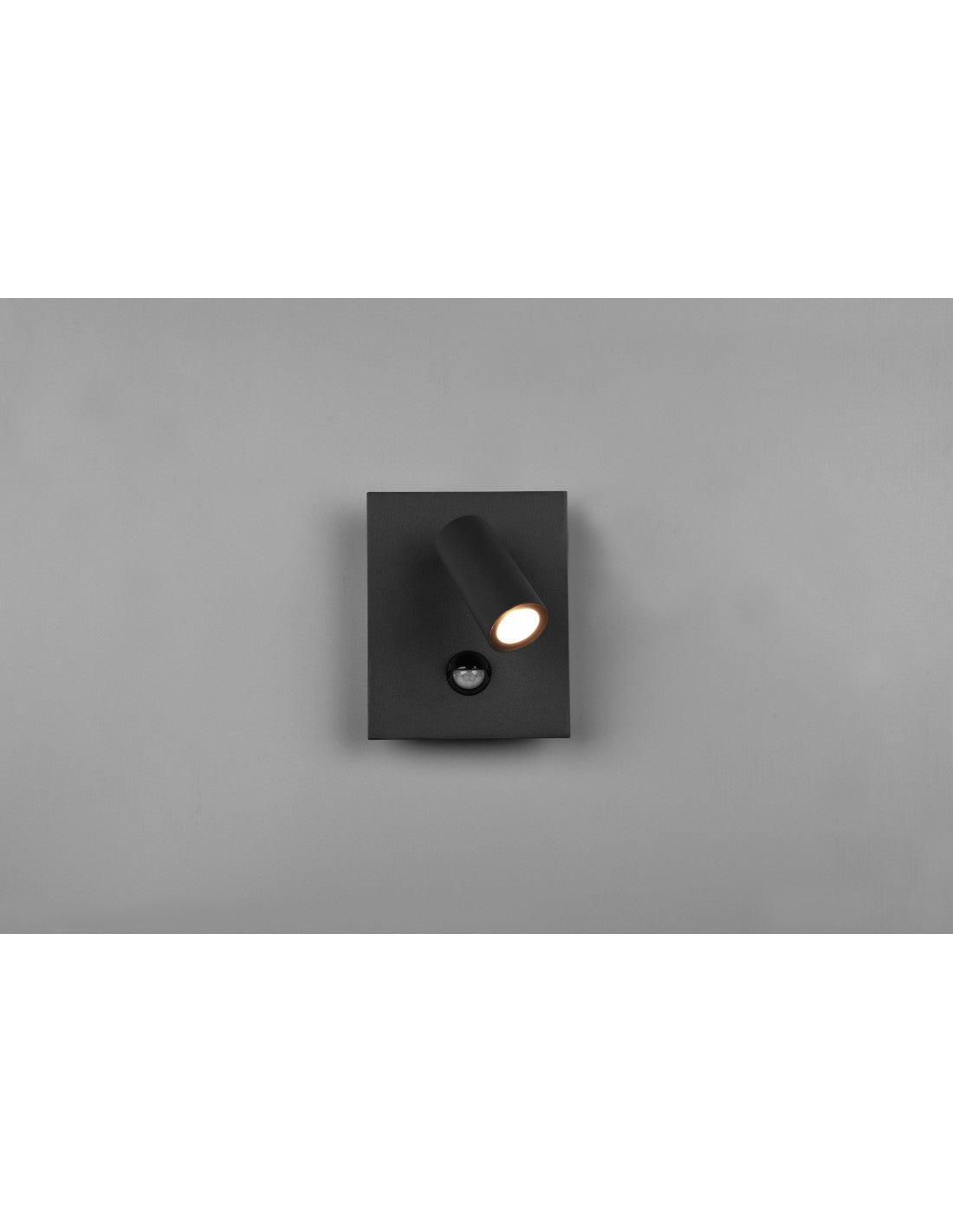 Tunga Spot LED Antracita Aplique Regulable IP54 Con Sensor De Iluminación Trio