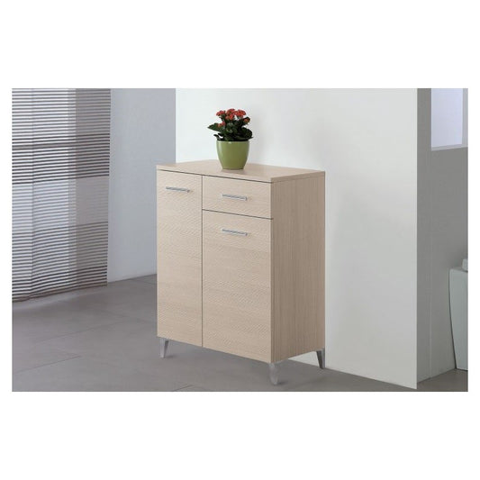 Mueble de baño con dos puertas y un cajón en Larice 60x34x h78,5 cm